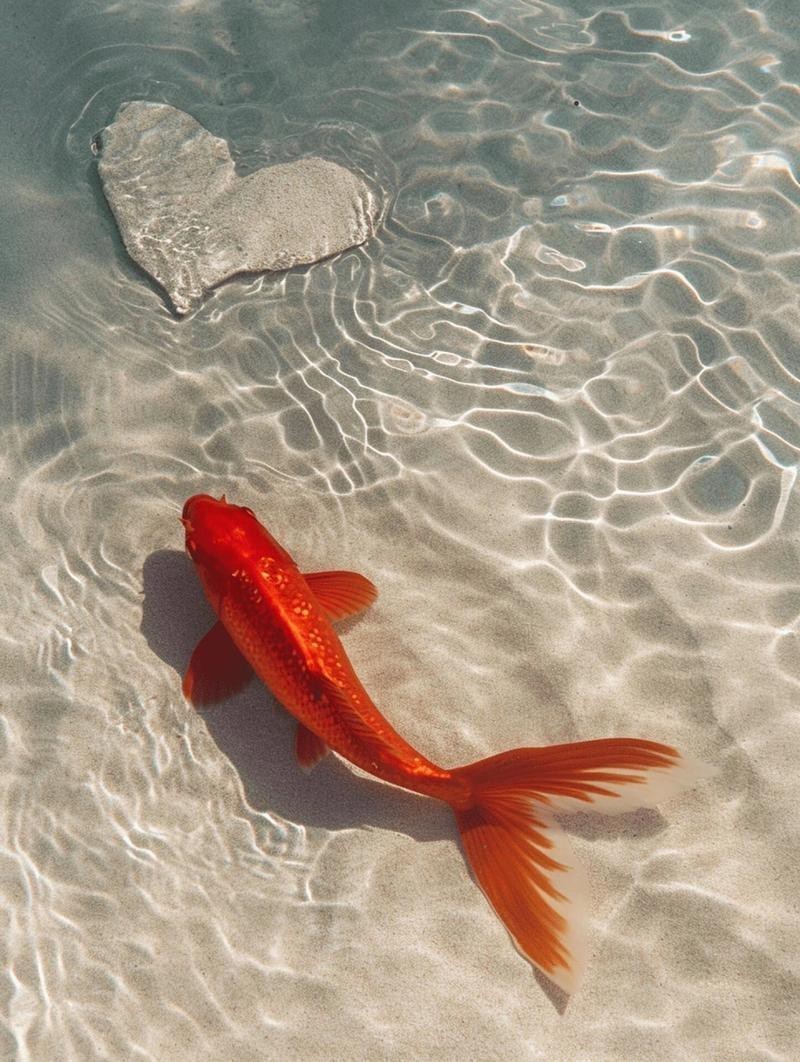 紅錦鯉魚(yú)圖片