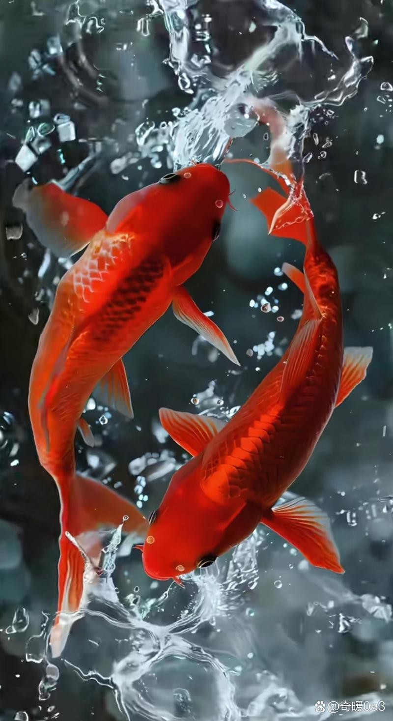 紅錦鯉魚(yú)圖片