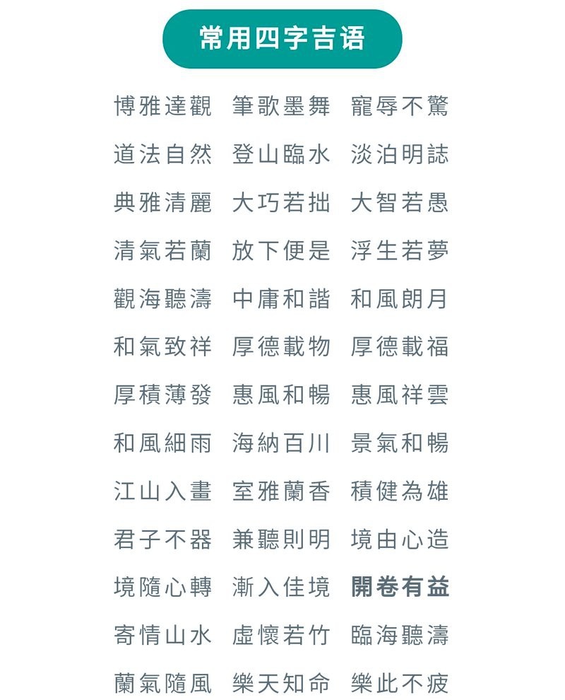 玄學(xué)最吉利的四字