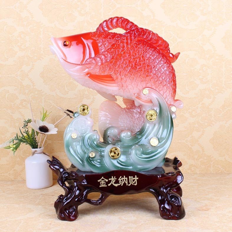 招財金龍魚擺放圖