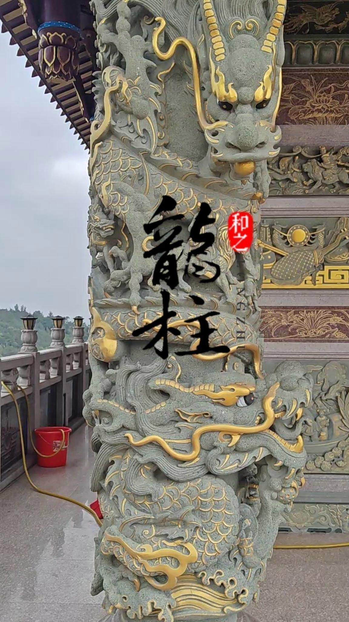 龍柱雕刻有哪些常見風格？