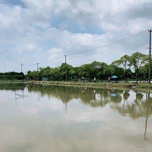 附近魚塘位置100米