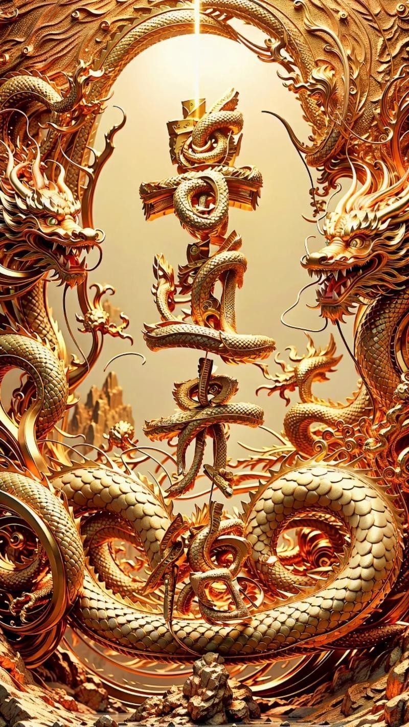 有沒有更多風格的招財龍圖片？ 有沒有更多風格的招財龍圖片？ 龍魚論壇 第15張