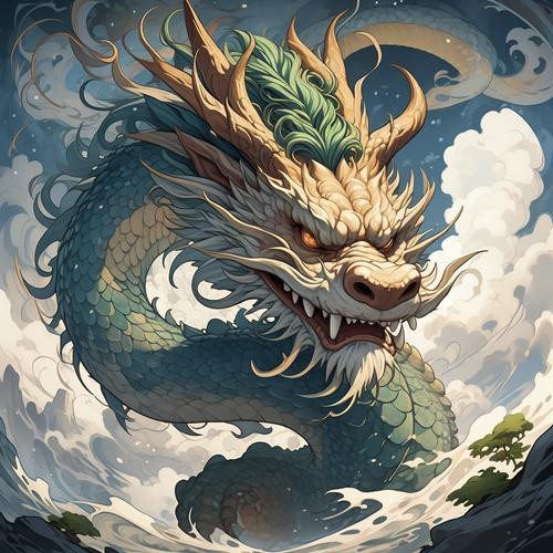 有沒有更多風格的招財龍圖片？ 有沒有更多風格的招財龍圖片？ 龍魚論壇 第21張