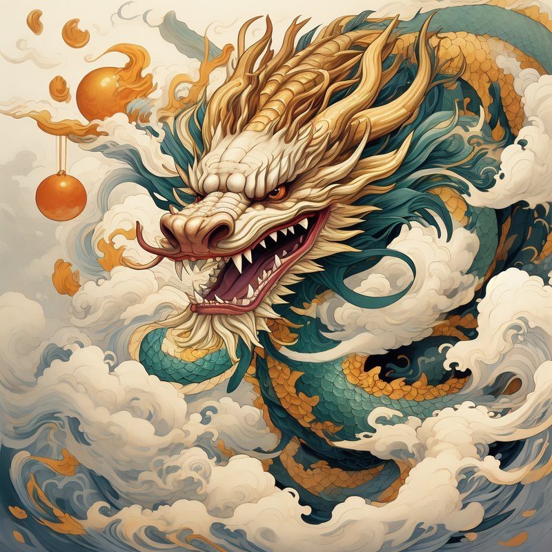 有沒有更多風格的招財龍圖片？ 有沒有更多風格的招財龍圖片？ 龍魚論壇 第28張