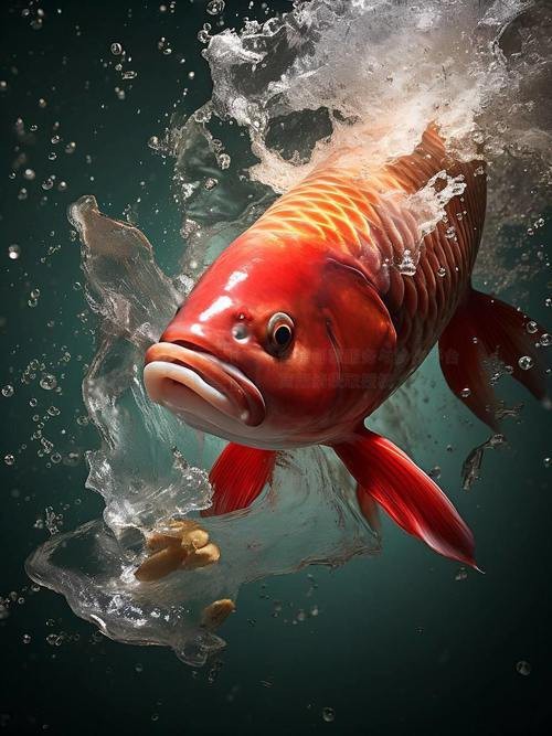 紅龍魚圖片高清壁紙可愛動漫