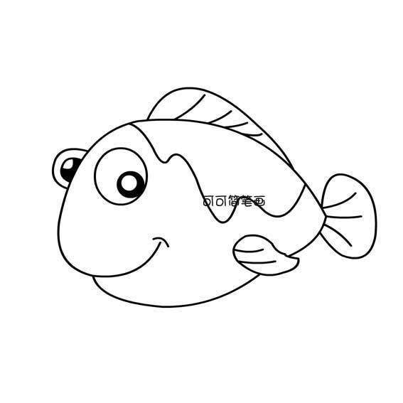 金龍魚(yú)簡(jiǎn)筆畫(huà)圖片大全 金龍魚(yú)簡(jiǎn)筆畫(huà)圖片大全 龍魚(yú)百科 第27張