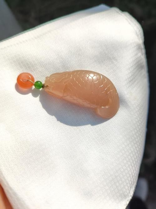 和田玉金龍魚吊墜圖片 和田玉金龍魚吊墜圖片 龍魚百科 第6張