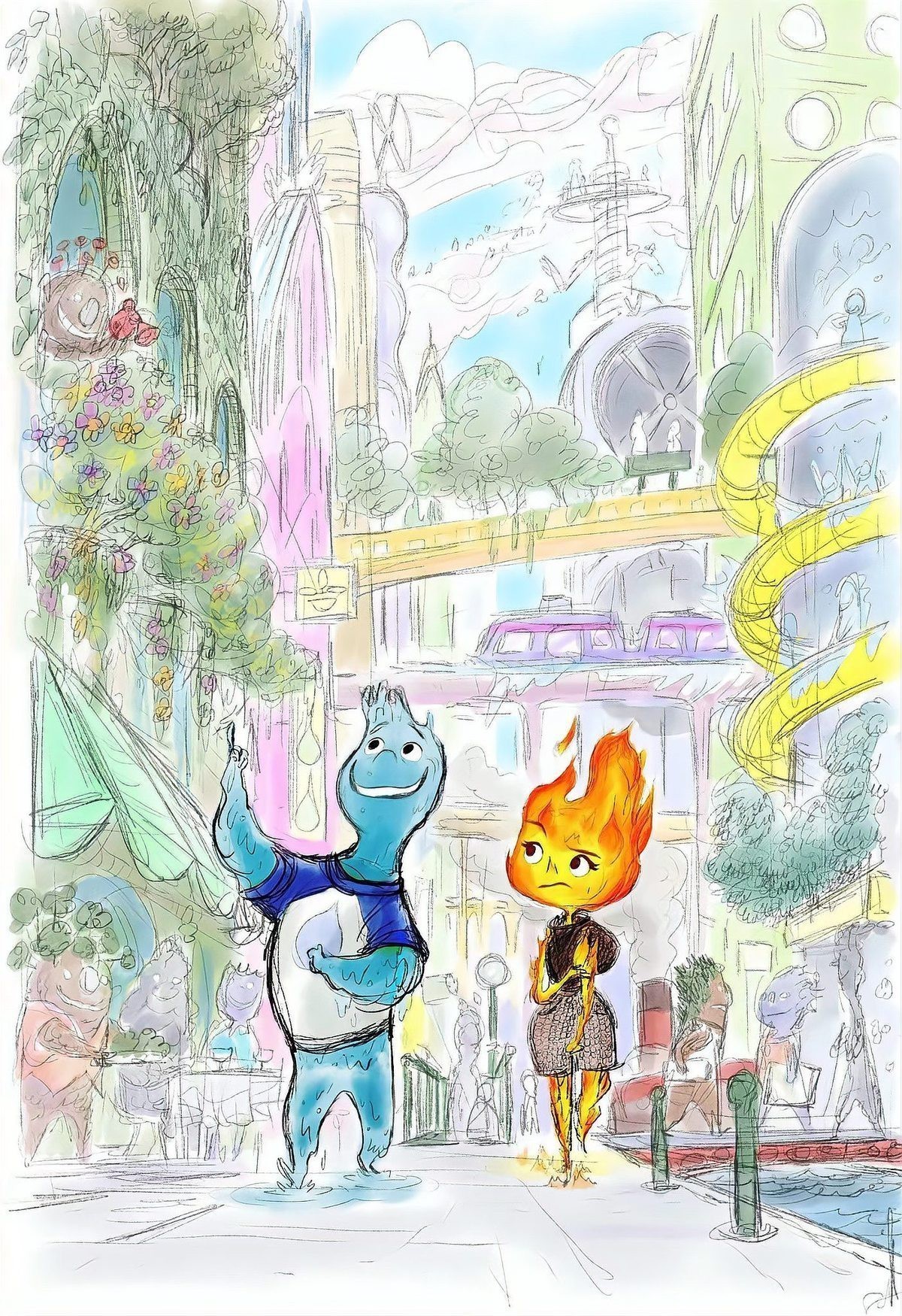 風火水土四大元素動畫片