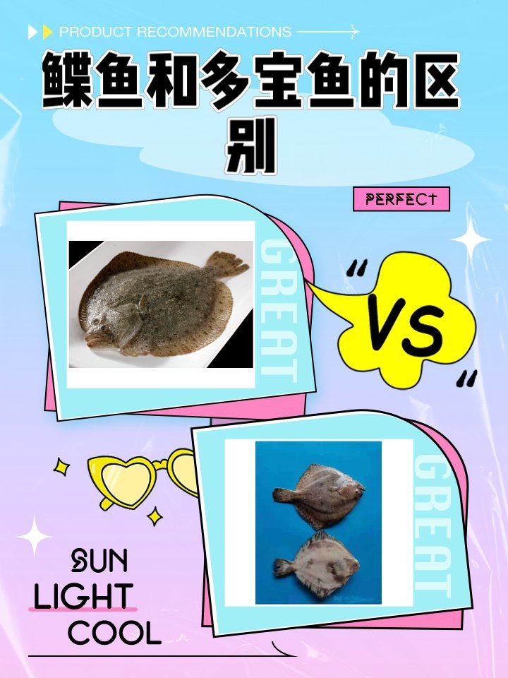 鰈魚和多寶魚的區別