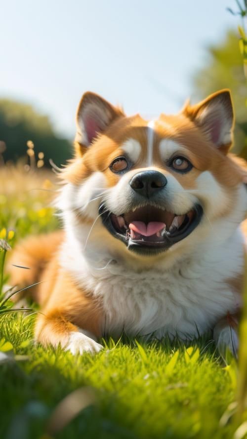 狗頭背景圖片