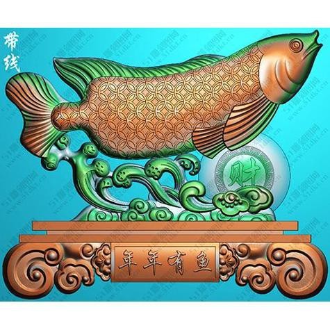 金龍魚浮雕圖片 金龍魚浮雕圖片 龍魚論壇 第3張