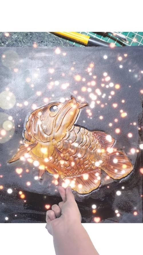 金龍魚浮雕圖片 金龍魚浮雕圖片 龍魚論壇 第10張