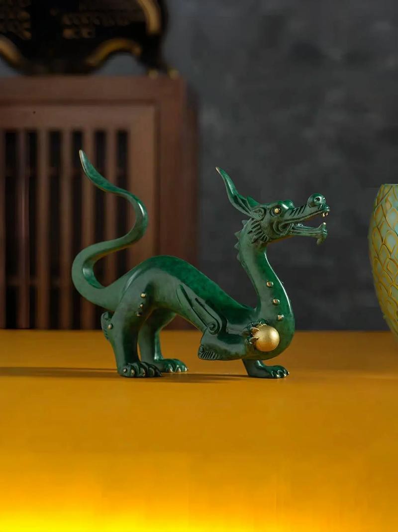 能提供100張龍擺件圖片嗎？