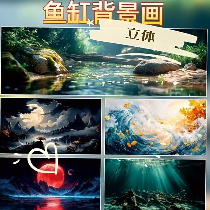 銀龍魚用什么背景