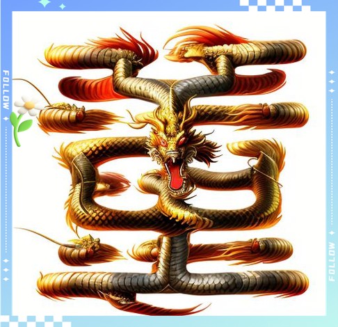 黃金龍圖片大全大圖
