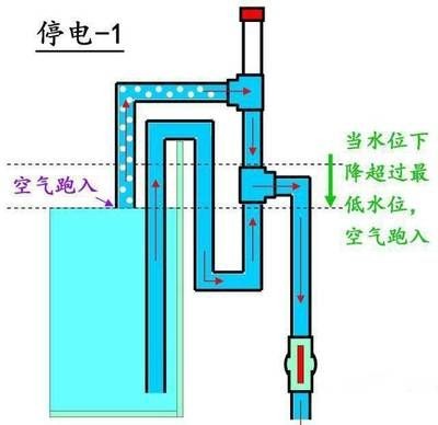 魚缸水泵的工作原理圖：魚缸水泵的工作原理