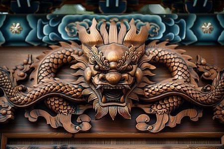 哪里可以下載高清木雕龍頭素材？
