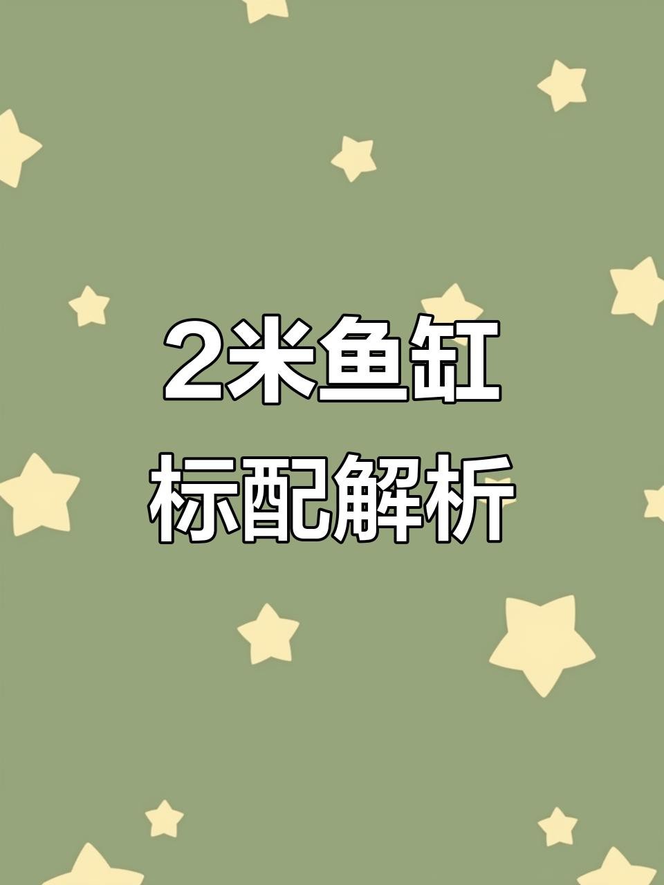 2米長的魚缸建議養(yǎng)什么魚好