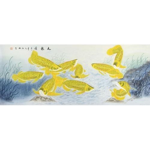 金龍魚(yú)吉祥如意卡圖片