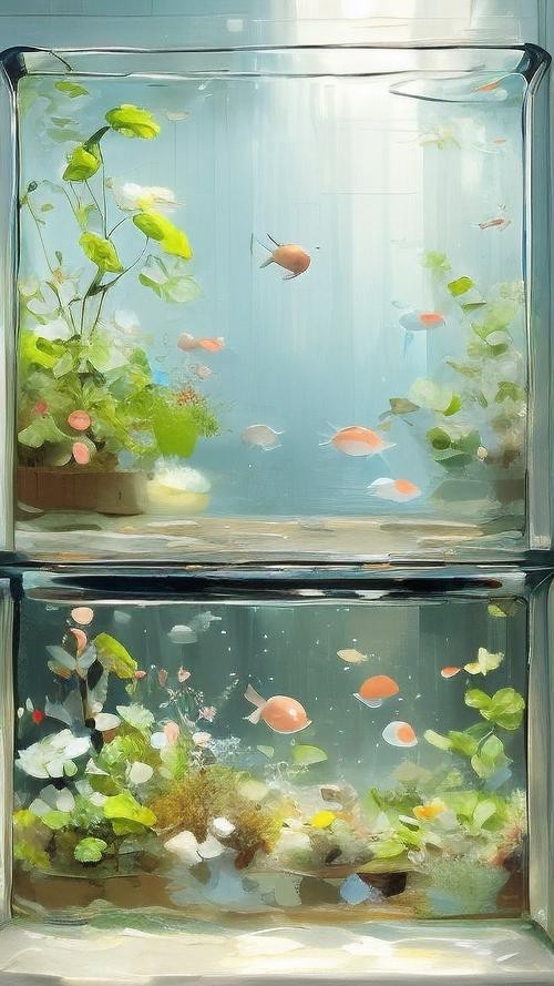 魚缸3D壁紙高清大圖
