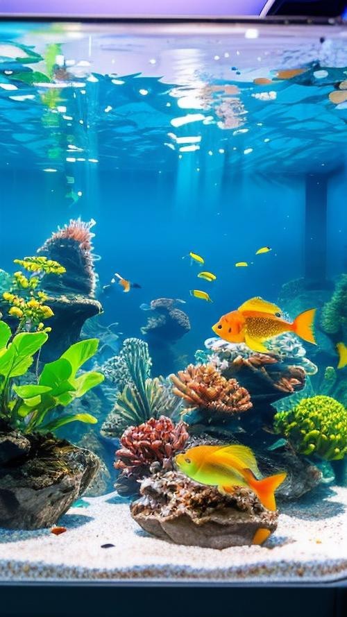 魚缸3D壁紙高清大圖