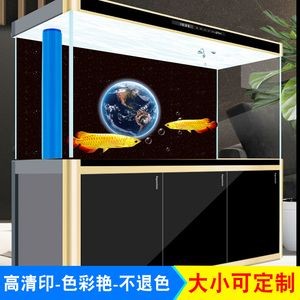 魚缸背景貼紙?jiān)鯓诱迟N：魚缸背景貼紙的粘貼方法