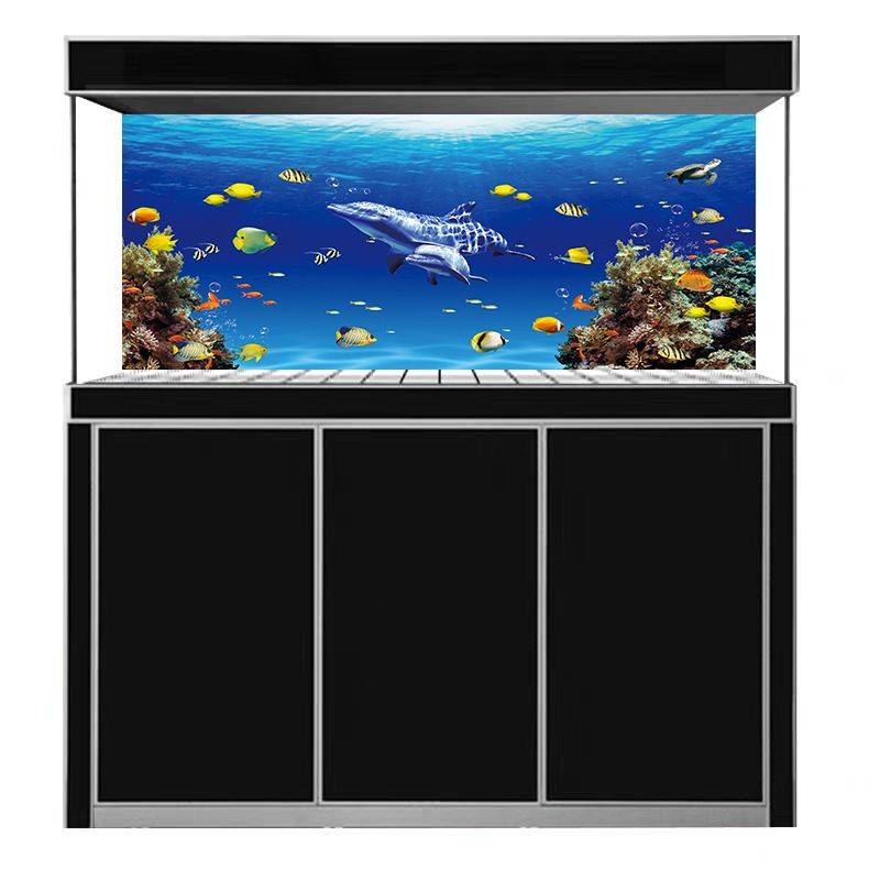 魚缸背景貼紙?jiān)鯓诱迟N：魚缸背景貼紙的粘貼方法