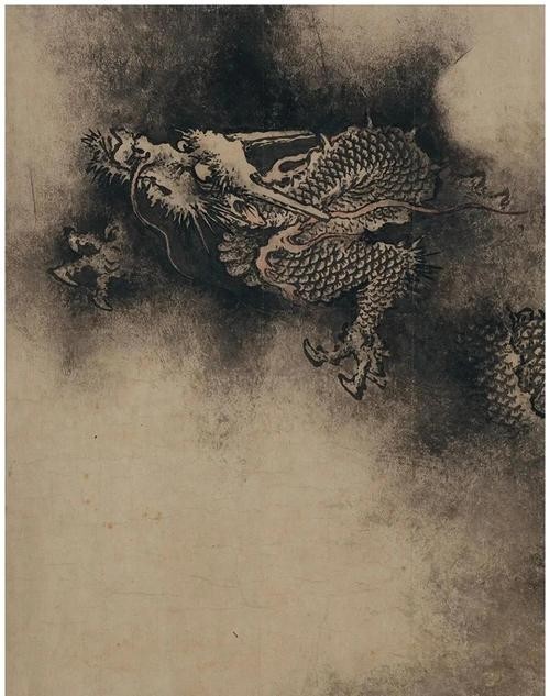龍頭朝右的龍畫有哪些名人作品？