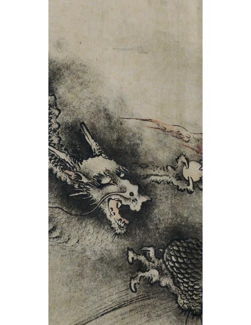 龍頭朝右的龍畫有哪些名人作品？