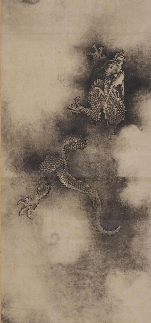 龍頭朝右的龍畫有哪些名人作品？