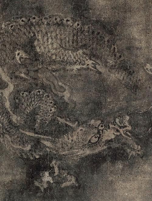 龍頭朝右的龍畫有哪些名人作品？