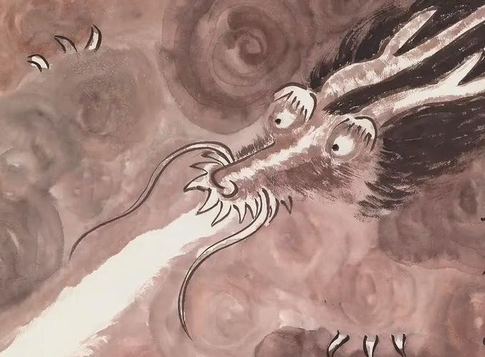 龍頭朝右的龍畫有哪些名人作品？