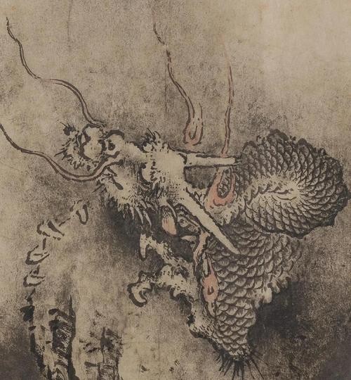 龍頭朝右的龍畫有哪些名人作品？