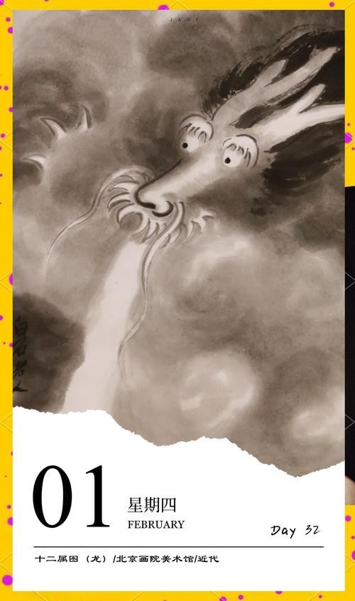 龍頭朝右的龍畫有哪些名人作品？