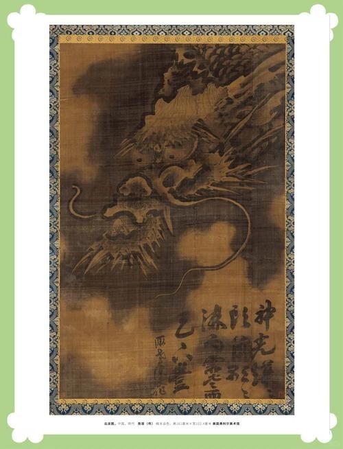 龍頭朝右的龍畫有哪些名人作品？