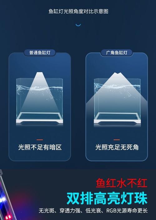 龍魚缸潛水燈正確擺放圖