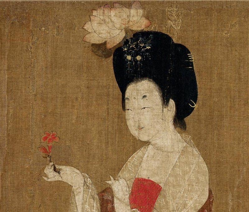 荷花版畫