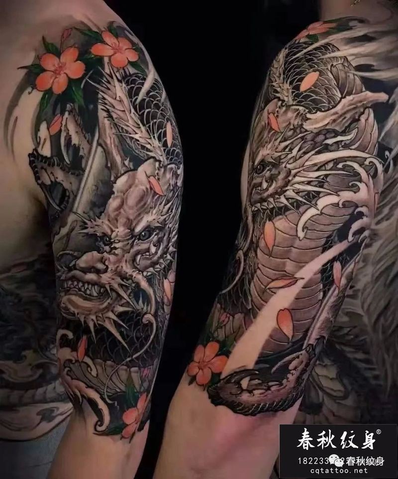 紅眼龍紋身有哪些設計款式