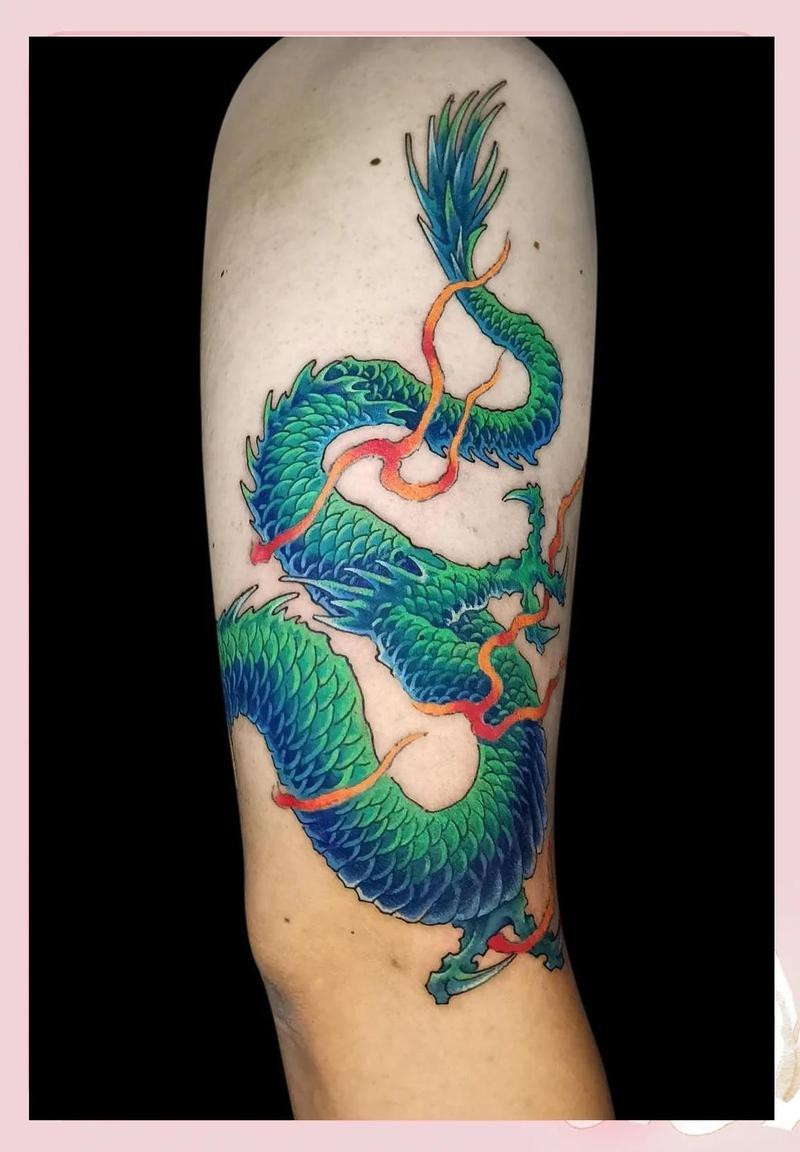 紅眼龍紋身有哪些設計款式