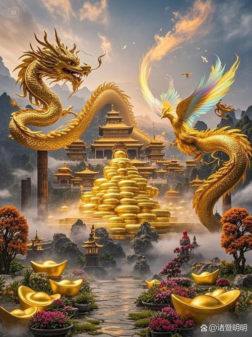 鳳凰銜著元寶的圖片 鳳凰銜著元寶的圖片 龍魚論壇 第5張