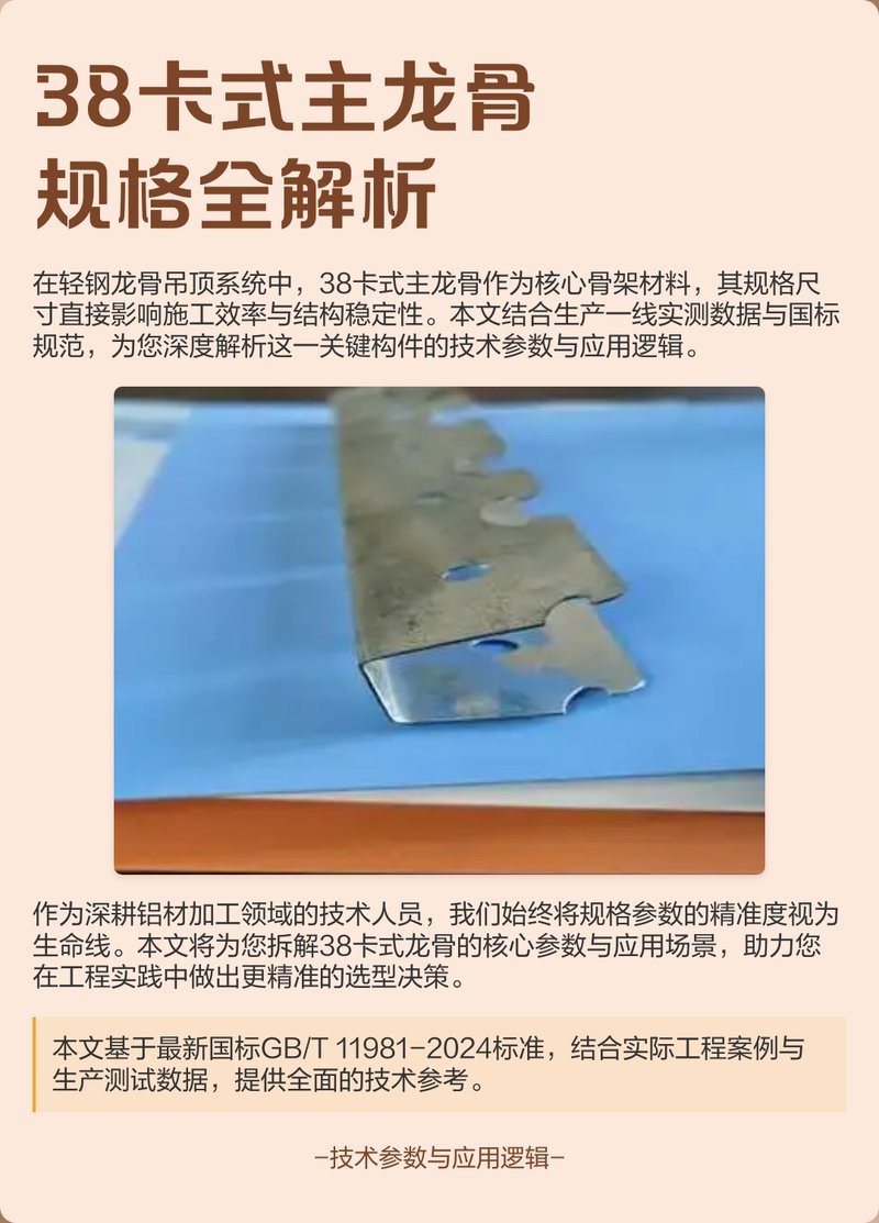 輕鋼龍骨38主骨圖片