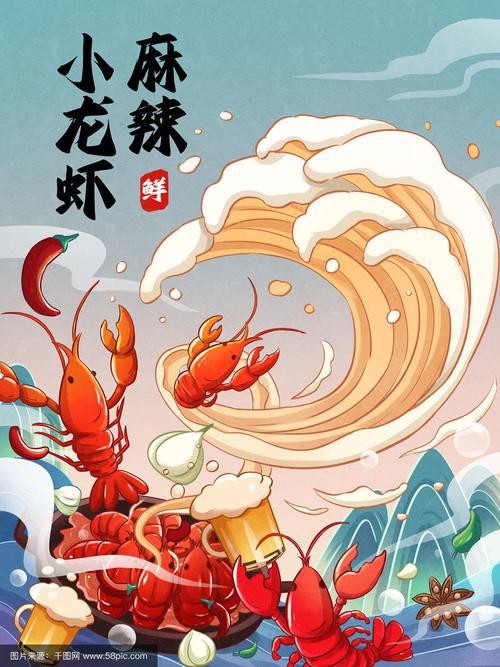 有沒有高清大龍蝦的背景圖片？