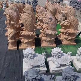 龍魚石雕圖片