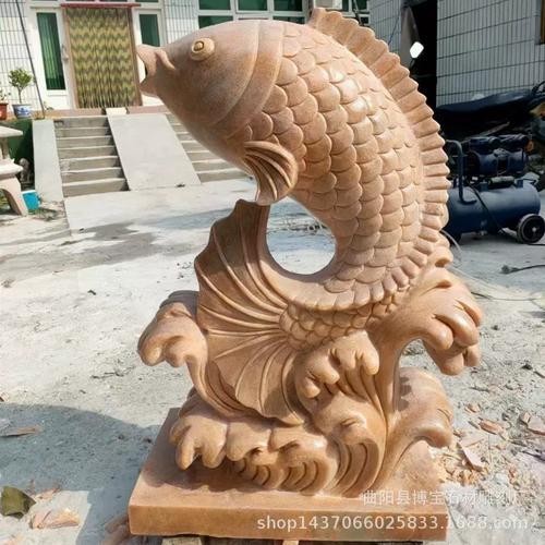龍魚石雕圖片