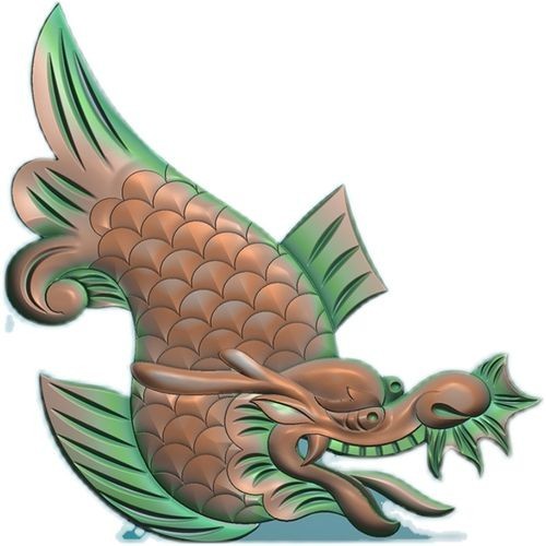 龍魚石雕圖片