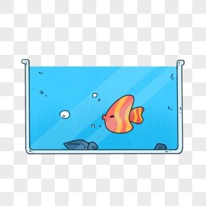 魚缸照片卡通（卡通魚缸插畫卡通魚缸圖片版權(quán)問題卡通魚缸裝飾創(chuàng)意分享）