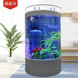 歐式半圓形魚缸背過濾圖：歐式半圓形魚缸背過濾