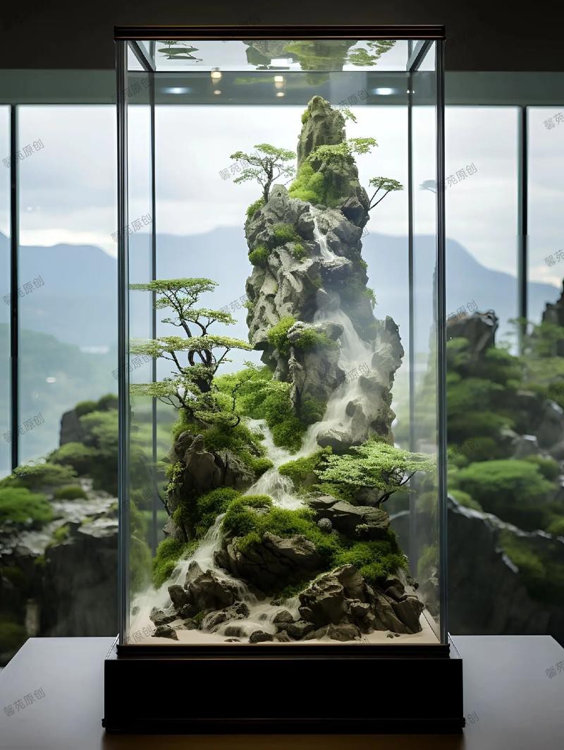 有沒(méi)有更多自然風(fēng)格的龍魚(yú)缸造景圖？
