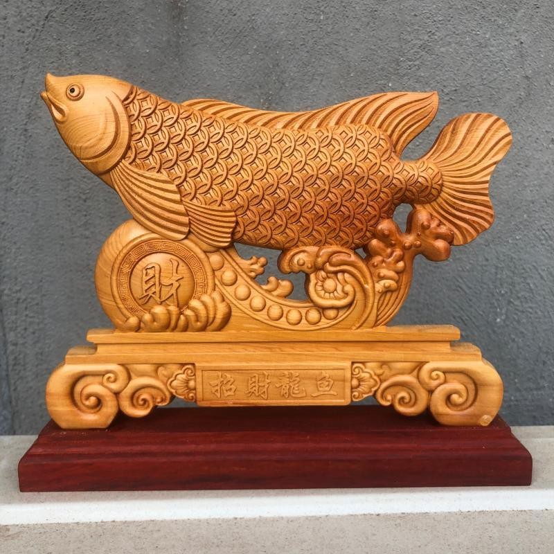 木雕龍魚圖片大全集